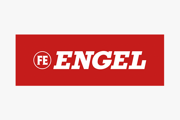 Engel Logo, Firma, die mit der Textildruckerei & Stickerei Kleidermachen zusammenarbeitet